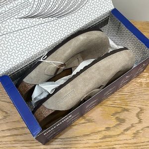 Brand New Pair of Birkenstock Taupe Boston Clogs - “Narrow” Fit, Size 39